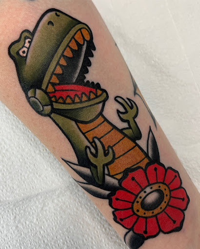 Explore lake tattoo ideas, creative tattoo ideas in Lakeland, available at Black Swan Tattoo