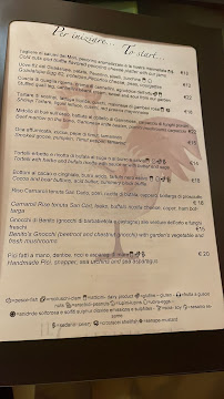 Menu / carte de Il Gallinaccio ristorante à Braccagni