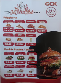 Carte du Gull chicken kebab à Battipaglia