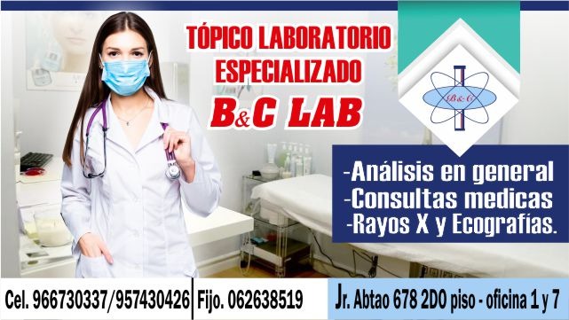 Opiniones de Tópico y Laboratorio B&C LAB en Huánuco - Médico