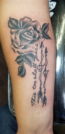Explore trigun tattoo ideas, creative tattoo ideas in Wenatchee, available at Rebels Tattoo Studio