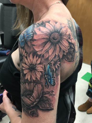 Explore tattoo ideas with family names, creative tattoo ideas in Lawton, available at Impact Ink Tattoo Studios