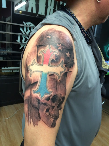 Explore tattoo ideas for elbow, creative tattoo ideas in Denver, available at Nocturnal Tattoo