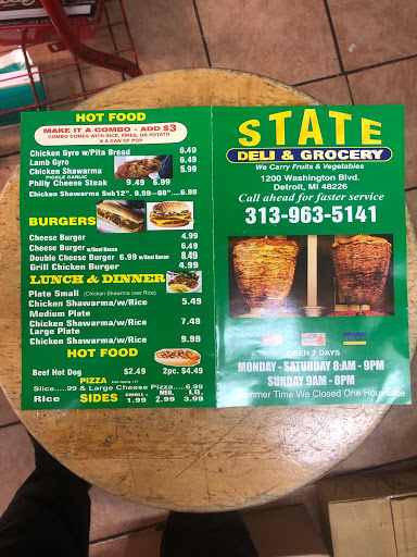 Grocery Store «State Deli & Grocery», reviews and photos, 1200 Washington Blvd, Detroit, MI 48226, USA