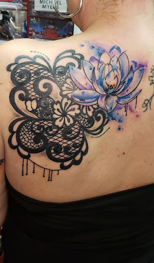 Explore black tattoo ideas for women, creative tattoo ideas in Kalispell, available at Divine Creations Tattoo Studio