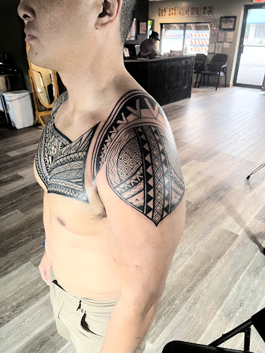 Explore oni tattoo ideas, creative tattoo ideas in Gadsden, available at Sacred Art Tattoo Company