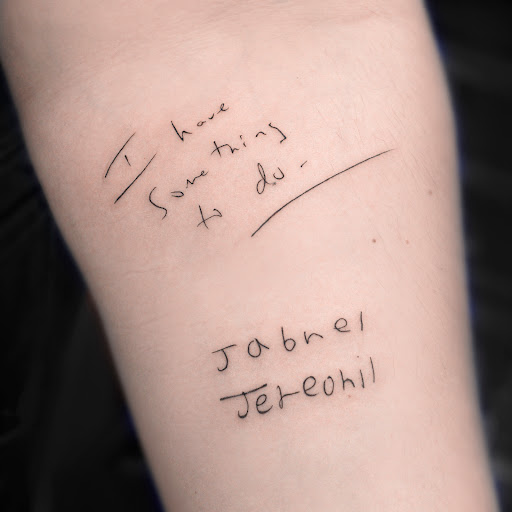 Explore wrist tattoo name ideas, creative tattoo ideas in Feasterville Trevose, available at Selfish Tattoo