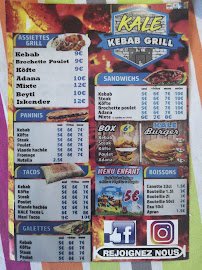 Restaurant KALE KEBAB GERZAT à Gerzat - menu / carte