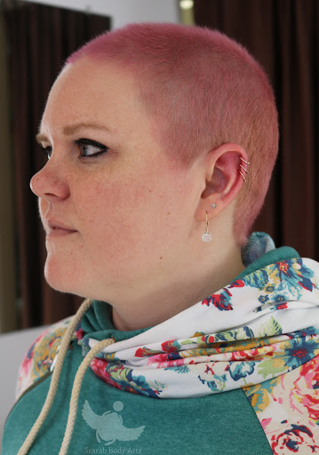 Explore black and white flower tattoo ideas, creative tattoo ideas in Syracuse, available at Scarab Body Arts