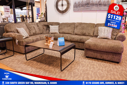 Furniture Store «ROYAL FURNITURE», reviews and photos, 339 S Green Bay Rd, Waukegan, IL 60085, USA