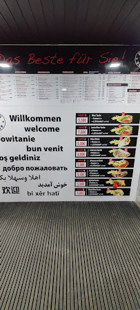 Kebab Euro Döner à Hamm (le menu)