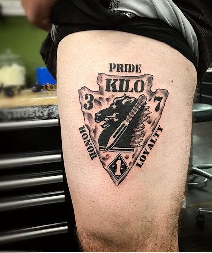 Explore arm and chest tattoo ideas, creative tattoo ideas in Twentynine Palms, available at Hilltop Tattoo Company
