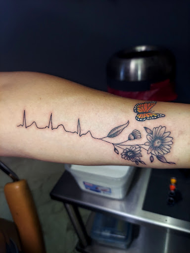 Explore american flag tattoo ideas, creative tattoo ideas in Odessa, available at Little Dragon Tattoos Studio