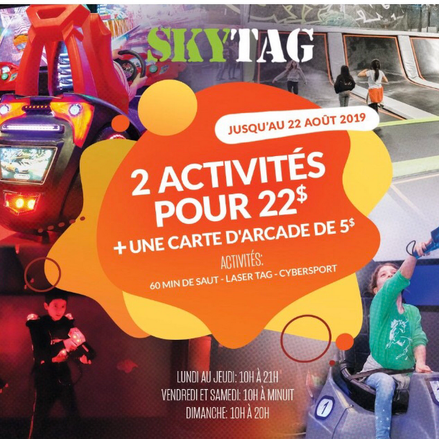 Skytag Montreal – Laser Tag, Trampoline, Arcades