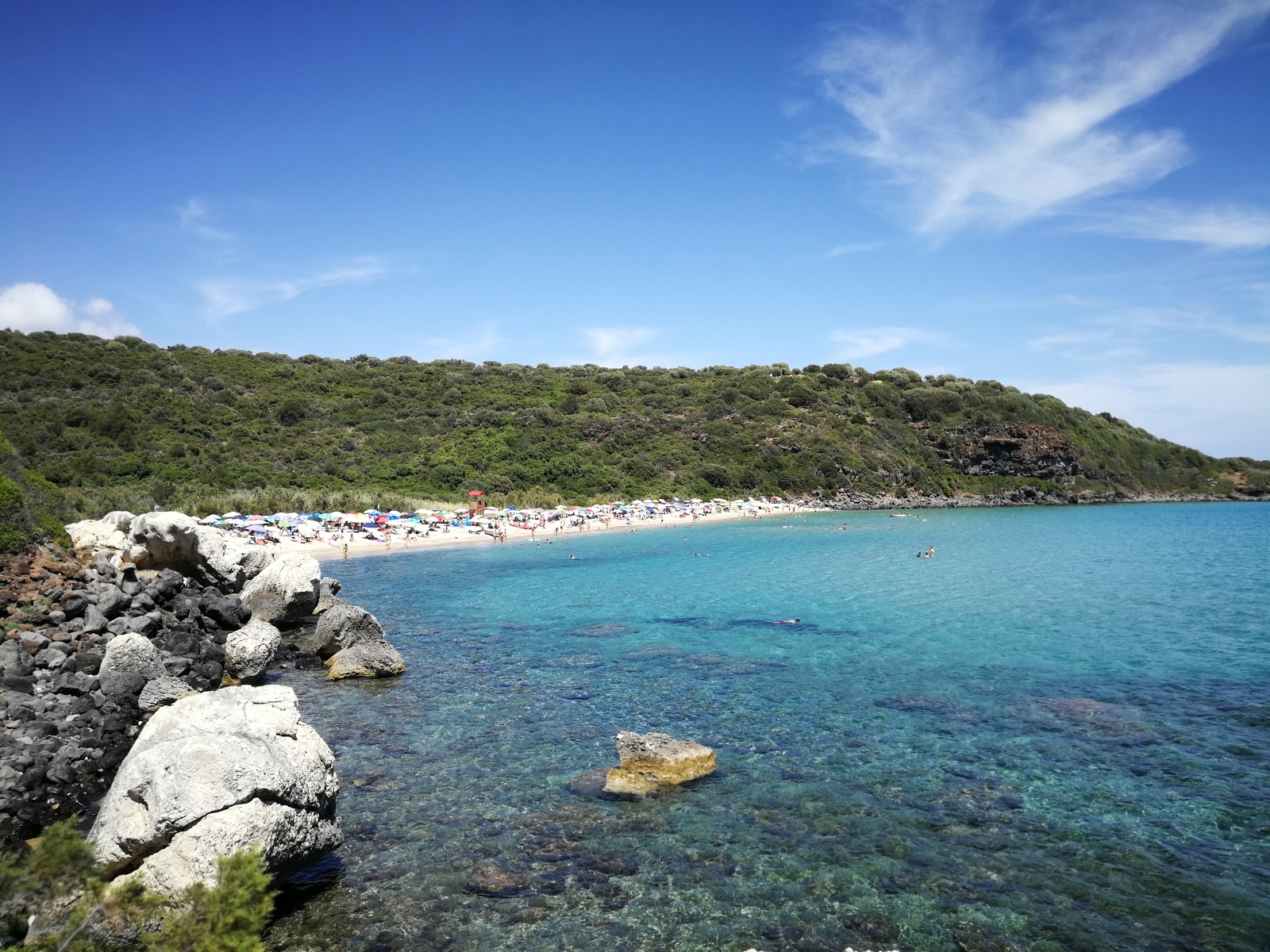 Valokuva Spiaggia di Cartoeista. mukavuudet alueella