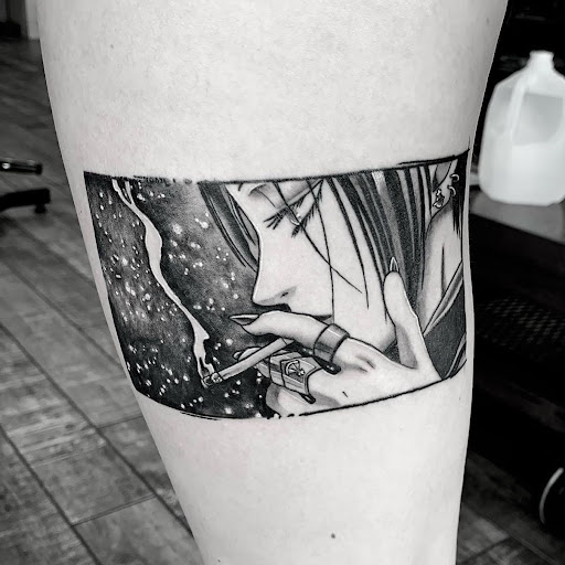 Explore daughter sleeve tattoo ideas, creative tattoo ideas in Lakeland, available at Black Swan Tattoo