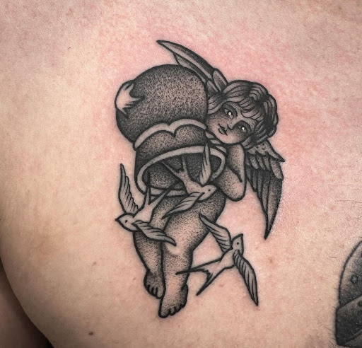 Explore face tattoos above eyebrow tattoo ideas, creative tattoo ideas in San Diego, available at Crybaby Tattoo