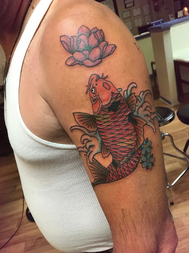 Explore mens calf tattoo ideas, creative tattoo ideas in Owensboro, available at BnB Tattoos & Piercings