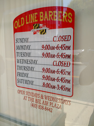 Barber Shop «Old Line Barbers», reviews and photos, 12 W Pennsylvania Ave, Bel Air, MD 21014, USA