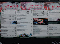 Restaurant italien Les Marquisades Don Camillo à Vielle-Saint-Girons (le menu)