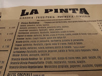 La Pinta à Mirabella Imbaccari menu