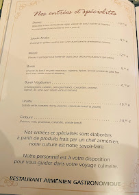 Menu / carte de Restaurant Anaita à Béziers