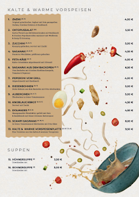 Restaurant grec Restaurant Paradisos à Nuremberg - menu / carte