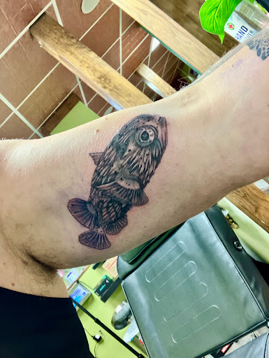 Explore sticker tattoo ideas, creative tattoo ideas in Plymouth, available at My Little Needle Tattoos