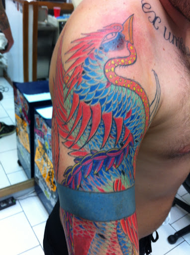Explore cowboys tattoo ideas, creative tattoo ideas in Honolulu, available at 434 TATTOO WAIKIKI