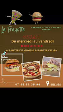 Aliment-réconfort du Restauration rapide La Frayotte Pizzas Burgers Snack à Pays-de-Belvès - n°2