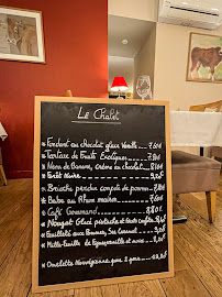 Restaurant - Le Chalet à Limoges carte
