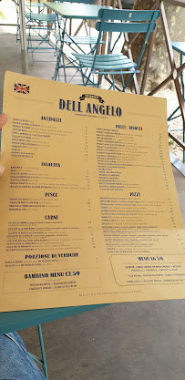 Trattoria Dell'Angelo à Paris menu