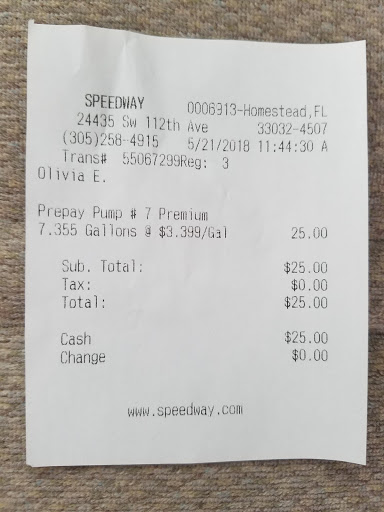 Convenience Store «Speedway», reviews and photos, 24435 SW 112th Ave, Princeton, FL 33032, USA