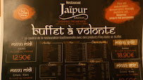Menu / carte de Restaurant Indien Le Jaipur à Amiens