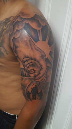 Explore qr code tattoo ideas, creative tattoo ideas in Albany, available at Tat Jones Ruthless Tattoos L.L.C.