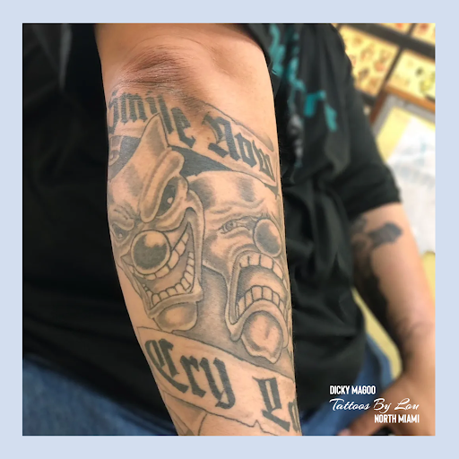 Explore mom and son tattoo ideas, creative tattoo ideas in Miami, available at Tattoos by Lou Miami - North Miami