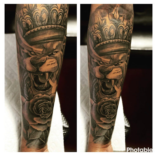 Explore flower vine tattoo ideas, creative tattoo ideas in Madison, available at Elevation Ink Tattoo Studio