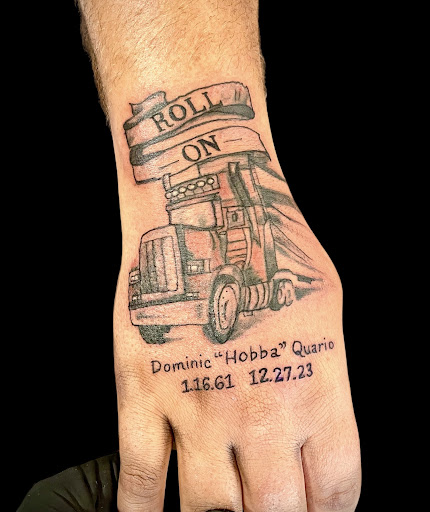 Explore art deco tattoo ideas, creative tattoo ideas in Hampton, available at Foley Inkd Tattoo Studio