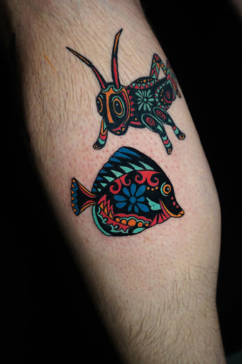 Explore leatherface tattoo ideas, creative tattoo ideas in New York, available at Red Baron Ink Tattoo and Piercing