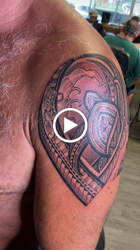 Explore book tattoo ideas, creative tattoo ideas in Kailua Kona, available at Packing Ink Tattoos