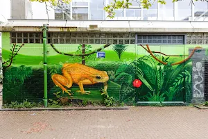 Street art - jungle in Amsterdam image