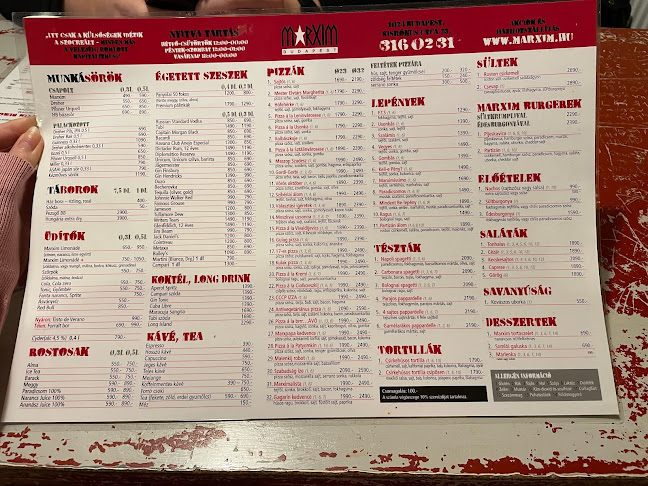 Marxim Pizzéria - Budapest