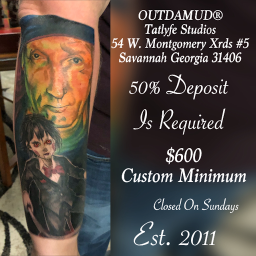 Explore childhood cancer tattoo ideas, creative tattoo ideas in Savannah, available at Tatlyfe Studios