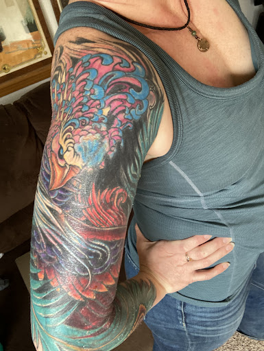 Explore black medusa tattoo ideas, creative tattoo ideas in Wasilla, available at Doulos Tattoo, The Tattoo Shop