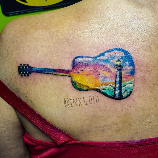 Explore sleeve tattoo ideas for females, creative tattoo ideas in Kingsport, available at Ink-a-zoid Tattoos & Piercings