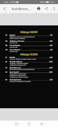 Sushi & More Uelzen à Uelzen menu