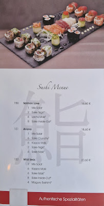 Restaurant asiatique Anh Béo à Lemgo (le menu)