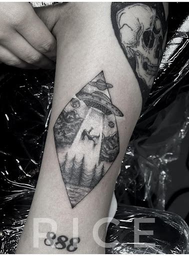 Explore anxiety tattoo ideas, creative tattoo ideas in Downey, available at Dotta Ink Tattoo & Piercing Parlour