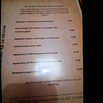 Menu / carte de Hotel Brauereigasthof Amberger à Kösching