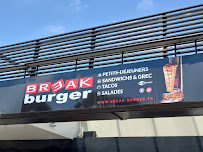 Menu / carte de Break burger à Tremblay-en-France